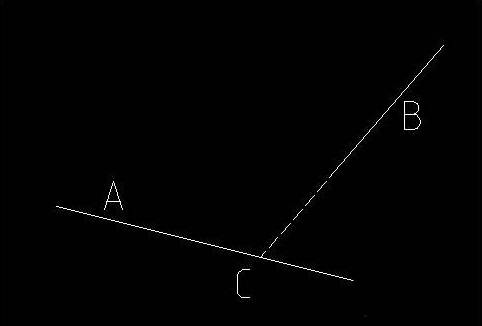 CAD兩條不相交的線段該怎么裁剪及延伸