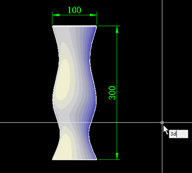 CAD怎么使用三維旋轉(zhuǎn)命令快捷繪制漂亮花瓶