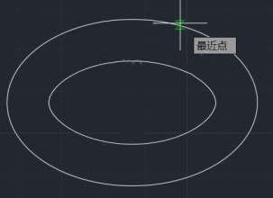 如何標注兩個橢圓或同心圓之間的距離？