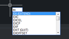 CAD中延伸的快捷鍵是什么？