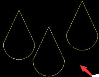怎樣在CAD中快速繪制水滴？