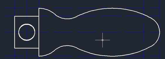CAD如何設(shè)計(jì)簡單的手柄？